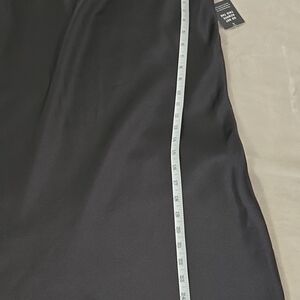 Express Black Satin Tank Dress SKU15